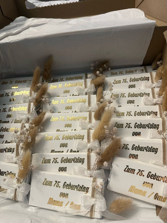 Personalisierte Schokolade